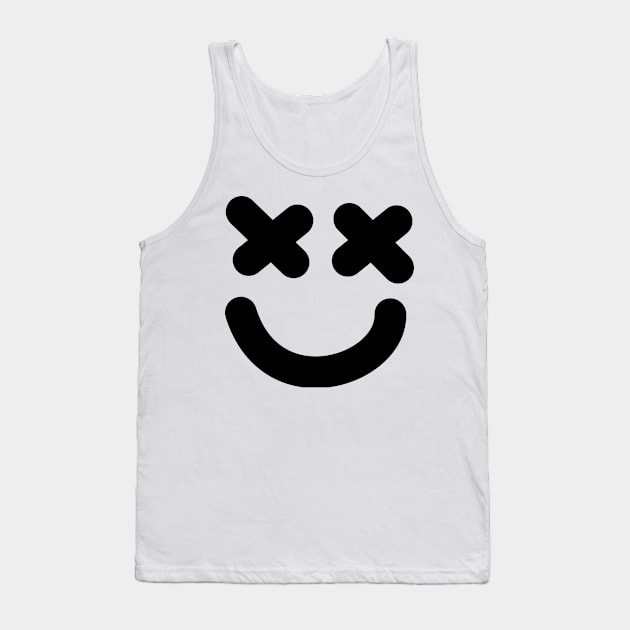 Cool Smiley Face Tank Top by Robyn's T shop